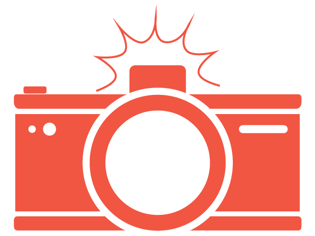 camera with flash graphic